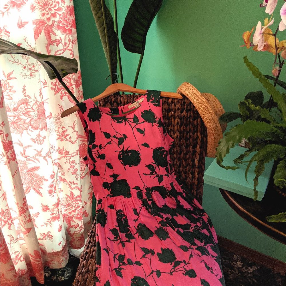 BODEN Hot Pink Floral Frock